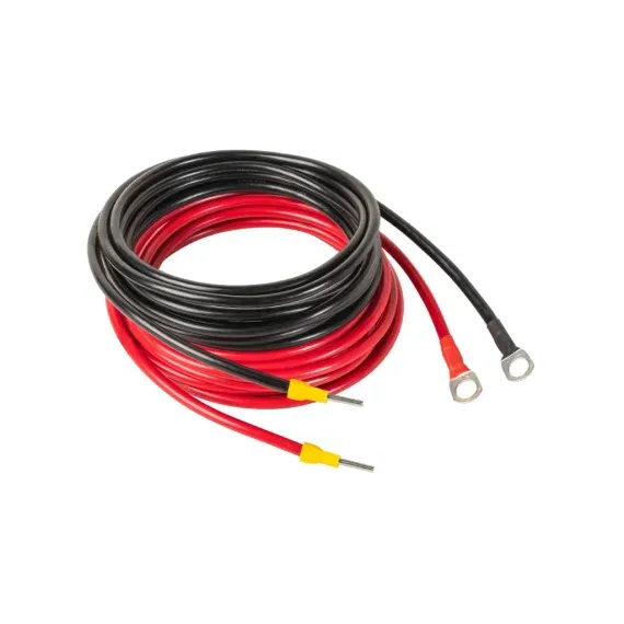 CABO ELETRICO PT/VM PINO 6MM2 3M 50A P/CONTROLADOR (PAR)